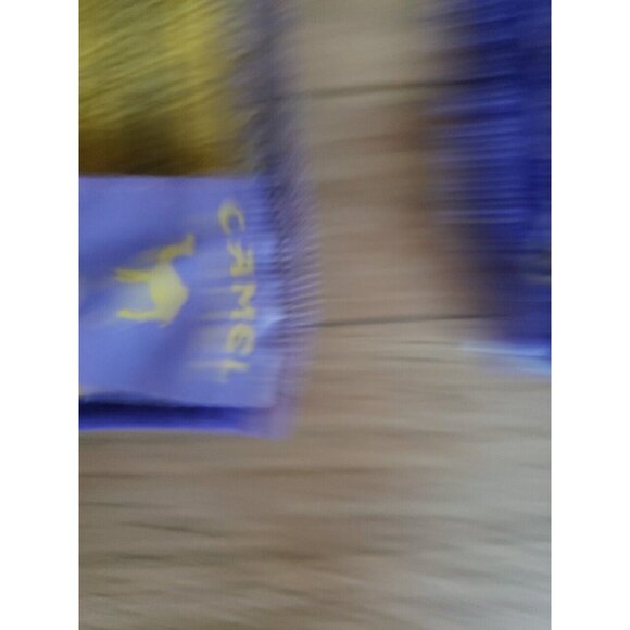 Camel Cigarettes Brand Terrycloth Hand Bar Towel Purple Yellow Set Of Two 8 X 11 - Picture 8 of 9